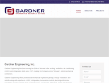 Tablet Screenshot of gardnereng.com
